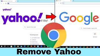 How to Change Yahoo to Google in Chrome | Remove Yahoo search engine from chrome Browser