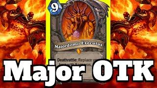 Turning the Opponent into Ragnaros! Majordomo Lorekeeper Polkelt OTK Combo! | Hearthstone