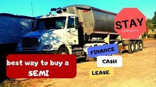 Best Way to Buy a Semi Truck