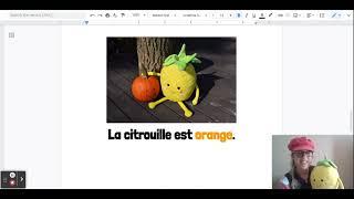 orange (orange) in French, how to say it and write it #french #orange #colors