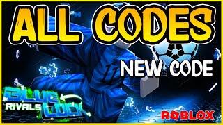 NEW CODEALL WORKING CODES for  BLUE LOCK RIVALS  New Update  Roblox 2025