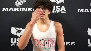 Sergio Vega (AZ) | Junior National Champion at 138 pounds | Men’s Freestyle Fargo 2024