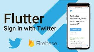 Flutter Twitter Sign In