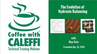 The Evolution of Hydronic Balancing