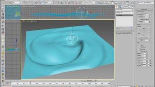 making water surface effect 3ds max (with flex)