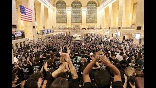 “Ceasefire now!”Jews shut down Grand Central Station.