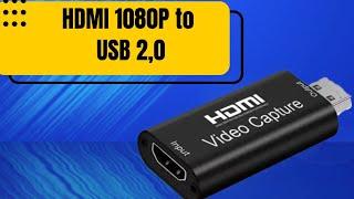 HDMI 1080P to USB 2,0 Внешний модуль захвата видео и аудио