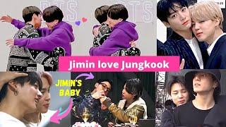 Jimin showing his love for Jungkook