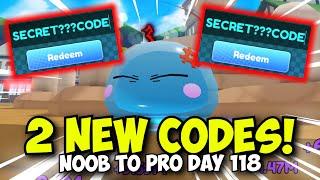 2 New OP CODES! Noob To Pro Anime Champions Day 118 | Beating the New Update!