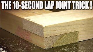 The Clever 10-second woodworking trick I use to impress people