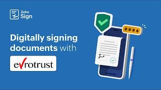 How to eSign document with Evrotrust in Zoho Sign | Qualified Electronic Signature