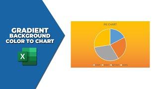 How to add gradient background color to chart in Excel