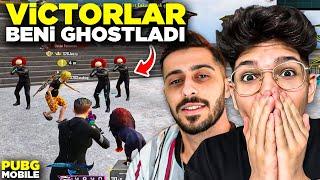 YAYINCI VİCTORLAR BENİ GHOSTLADI! | PUBG MOBİLE