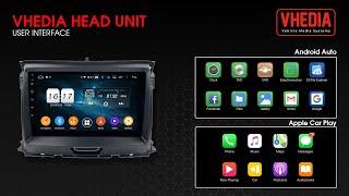 Vhedia Android Head Unit User Interface