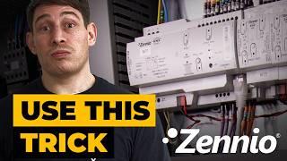 PLC Panel Wiring Using KNX (Zennio)