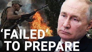 Putin ‘failed’ to prepare defences in Kursk as Ukraine consolidates its position | Tom Mutch