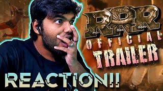 RRR Trailer (Telugu & Tamil) | REACTION!! | NTR | Ram Charan | Ajay Devgn | SS RajamoulI |