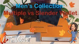 Men’s Collection by Louis Vuitton: Multiple Wallet vs. Slender Wallet: Is it Worth it? What fits?