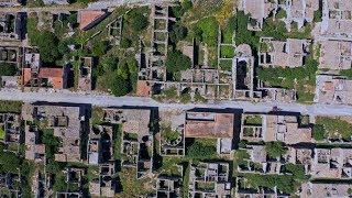 Ruins of Poggioreale - Belice valley, Trapani - Sicily, Italy | Drone aerial view