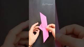 Paper Plane Flying Round #papercraft #origami #tutorial #shorts #viral