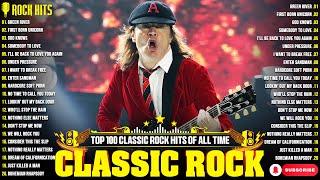 ACDC, Bon Jovi, Metallica, Guns N' Roses, U2, Queen, Aerosmith  Classic Rock 70s 80s 90s Full Album