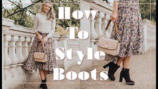 HOW TO STYLE PRACTICAL AUTUMN BOOTS // Fashion Mumblr AD