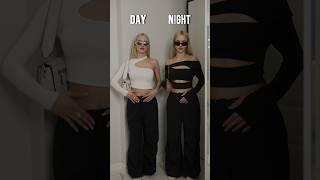 Day or night? #twins #ytshorts #shorts #outfit #twixi