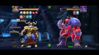 Odin vs Onslaught - Spring of Sorrow - easy #hero + #2021 objective #mcoc