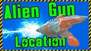 Fallout 4 Alien Blaster Weapon Location Guide (FULL How to ACTUALLY Get It) Crash, & AMMO!