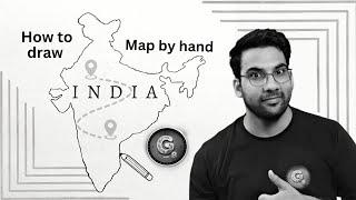 Technique to draw INDIA Map || Mandeep kr || @GREENBoard @MKRClasses