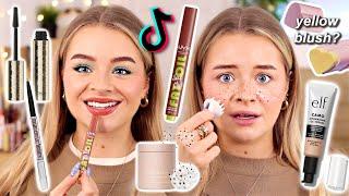 Testing NEW VIRAL Tiktok Makeup products.. February 2024