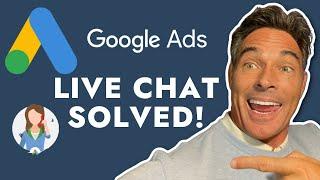 How To Contact Google Ads Live Chat Support! 