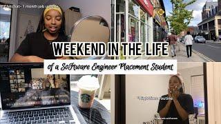 VLOG: Weekend in my life as a Software Engineer Placement Student | 1 month update (how's it going)