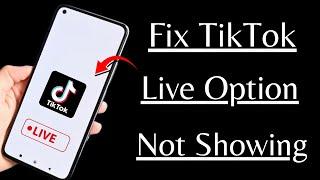 TikTok Live Option Not Showing | How to Go Live on TikTok Without 1000 Fans | iPhone | 2024