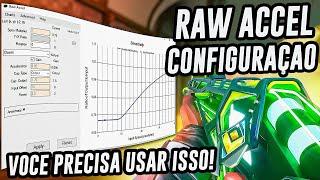 usei o RAW ACCEL no VALORANT (aprenda a configurar) Atualizado!