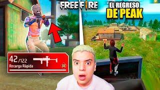 VOLVIO PEAK A FREE FIRE Y MAC10 CON CHIPS  ACTUALIZACION FREE FIRE 