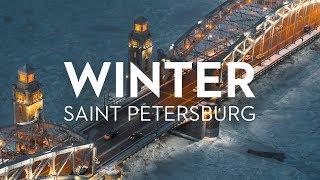 Winter Saint Petersburg Russia 6K. Shot on Zenmuse X7 Drone