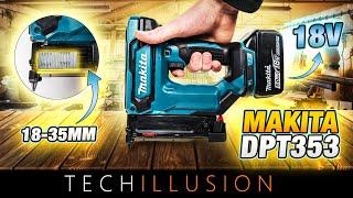 The SMALL 18V Pin Nailer DPT353 (XTP02) from MAKITA in TEST! - 18V Cordless Brad Nailer Review