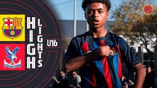 HIGHLIGHTS: FC Barcelona vs Crystal Palace FC U16 MIC Football 2023