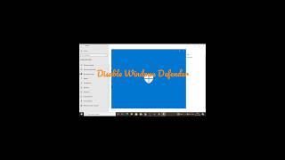 How to disable Windows Defender in Windows 10/11 #windows #shorts #howto #defender #windowsdefender