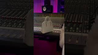 Kali Uchis recording moonlight in the studio