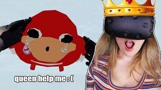 HE NEEDS MY HELP (VR CHAT)   i am the queen :D