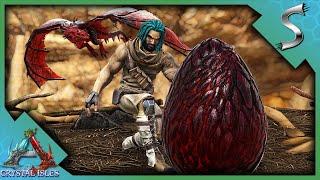 YOU CAN FIND THEIR EGGS? STEALING A BLOOD CRYSTAL WYVERN HEIR EGG! - Ark: Crystal Isles [DLC E4]