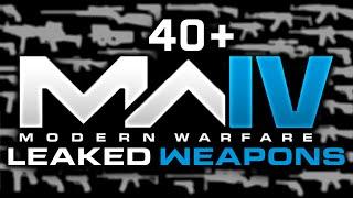 40+ Leaked Guns in MODERN WARFARE 4!