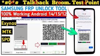 Samsung QR Code Frp Bypass 2024 | ALL Samsung Google Account Bypass 2024 | Android 14/13/12/11