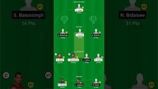 Dream11 winning Trinidad T10 Blast SCK vs CCL #dream11 #gl #grandleague #smallleague #shorts