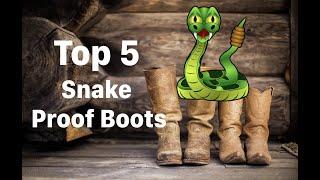5 Most Comfortable Best Snake Proof Boots of 2021 (See What I Found)