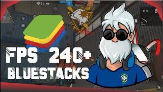 COMO JOGAR COM 240 FPS NO BLUESTACKS 4 - COMO BUGAR FPS BLUESTACKS 4