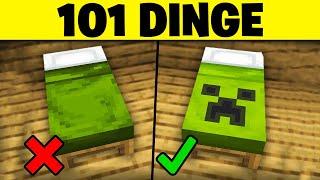 101 DINGE in MINECRAFT die ENTFERNT wurden!