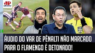 "É UMA PALHAÇADA! EU FICO ENOJADO! Cara, esse ÁUDIO DO VAR..." PÊNALTI em Galo x Flamengo REVOLTA!